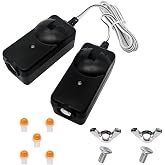 Garage Door Sensor,41a5034 Safety Sensor Kit Replace for Liftmaster Chamberlain Craftsman Garage Door Sensors, Fit for Liftmaster Chamberlain Craftsman Garage Door Openers After 1997,5-Year Warrantys