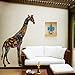 My Wonderful Walls Giant Giraffe Wall Sticker Decal – Peel & Stick and Removable