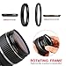 waka 52mm Circular Polarizing Filter, Ultra Slim 16 Layers MRC CPL Glass Polarizer Filter for Canon Nikon Sony DSLR Cameras Lens