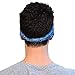 KOOSHOO Organic Navy Blue Men's Headband Proudly Made in The USA Men's Head Wrap; Perfect Crossfit Headband & Hiking Head Covering.