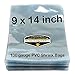 200 pcs Quality 9 x 14 inch PVC Shrink Wrap Bags for Books, Soaps, Bath Bombs, Bottles, Crafts & DIY Products by Mighty Gadget (R) - 100 gauge