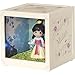 Precious Moments 164113 Mulan Resin/Vinyl LED Shadow Box Disney Showcase Collection, Multicolor