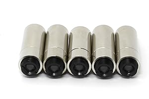 Lilly Electronics 5pcs TO-18 Metal Laser Diode Housing with Lens 12x30mm 200nm-1100nm for DIY