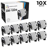 LD Compatible Address Label Replacements for Brother DK-1209 1.1 inch x 2.4 inch (10-Pack)