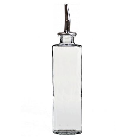 2 In 1 Oil Vinegar Dispenser Decorative Glass Oil Bottle Olive Oil