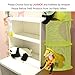 LANMOK 3pcs Hanging Mesh Storage Basket Foldable Space Saving Toy Organizer With 3pcs S hooks for Kids Room Bathroom Wall Balcony Wardrobe