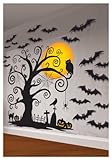 Halloween Spooky Cemetery Giant Wall Decorations - 32 pieces