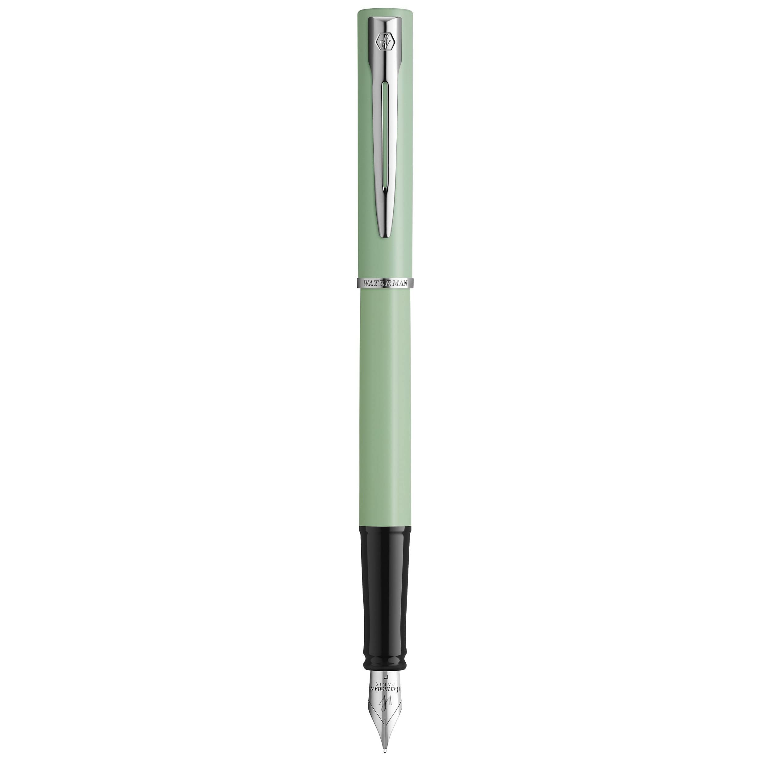 Waterman Allure Fountain Pen | Mint Green Pastel Lacquer | Fine Nib | Blue Ink | With Gift Box