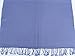Cashmere Pashmina Group: Solid Pashmina Shawl, Scarf, Wrap & Stole (Large size) Periwinkle