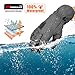 Palmyth Waterproof Ice Fishing Winter Gloves Warm for Cold Weather Men and Women 3M Thinsulate Windproof Insulated Thermal for Ski, Shovel Snow, Snowboard, Snowmobile, Touch Screen (Gray, Large)