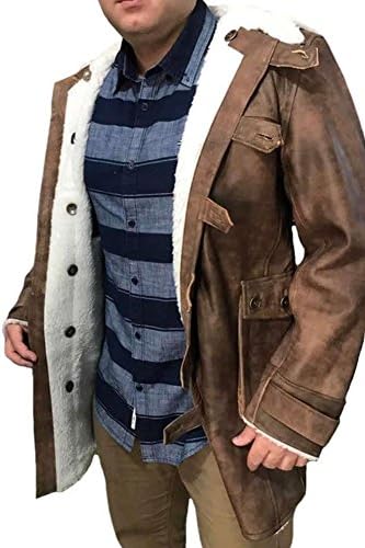 メンズ アンティーク調 ファッション ギフ 包装 本革 ベインコート