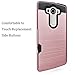 J.west V10 Case,[ Card Slot] Heavy Duty Rugged Shock Absorption Protection Dual Layer Hybrid Wallet Case Cover Scratch Resist Protective Case for V10 - Rose Gold