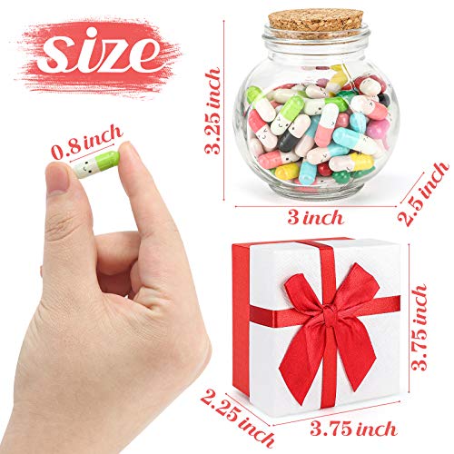 FUTUREPLUSX 100 Pcs Capsule Message in a Glass Bottle