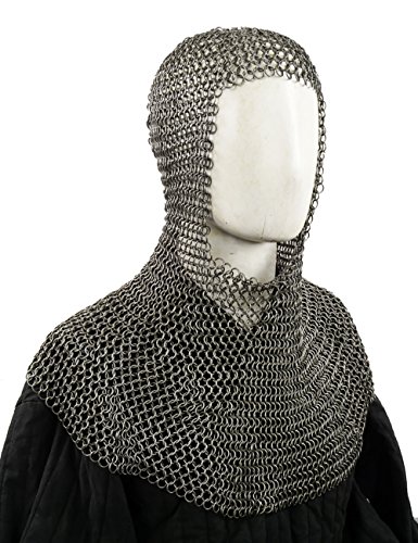 Mail Coif - Butted High Tensile Wire Rings