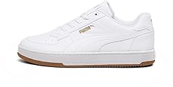 PUMA Men's Caven 2.0 Sneaker, White-Gold-Gum, 10