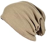 Jersey Slouch Beanie Basic Skull Cap Oversize