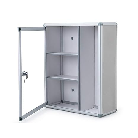 Wall Mount Storage Container Medical Cabinet First Aid Locking