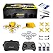 AIRJUGAR Mini Drone Nano Quadcopter 2.4ghz 6 Axis Gyro Drones for Kids and Beginners, Pocket Helicopter with Altitude Hold, Headless Mode, One Key Return, 3D Flips with 3 Batteries (AJ1001)