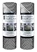 DII Non Adhesive Cut to Fit Machine Washable Shelf Liner Paper For Cabinets, Kitchen Shelves, Drawers,  Set of 2, 12 x 10" - Black Dots