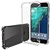 Google Pixel Case Clear, LUVVITT [Clear View] Hybrid Scratch Resistant Back Cover with Shock Absorbing Bumper for Google Pixel - Crystal Clear