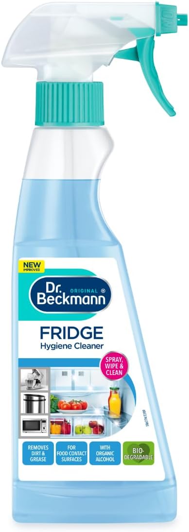 Dr. Beckmann Fridge Hygiene Cleaner 250ml Spray Wipe Neutralises Odours