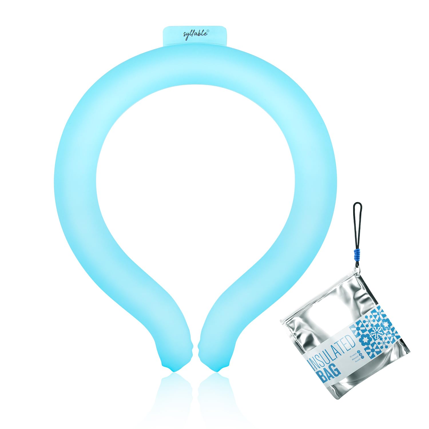Photo 1 of Neck Cooling Tube with Insulated Bag, Reusable Neck Coolers Wearable Body Cooling Products for Hot Weather in Summer