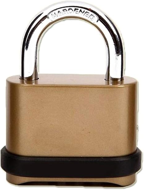 lzndeal Candado de combinación de Cuatro dígitos con candado a Prueba