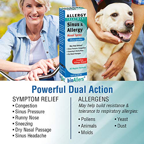 bioAllers Sinus and Allergy Relief Nasal Spray FastActing