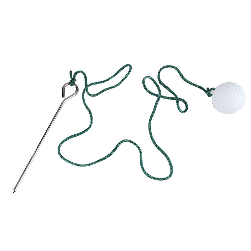 Agatige Golf Practice Rope Ball, White, 41mm, 1 Set, 1 Piece, 1 Pack