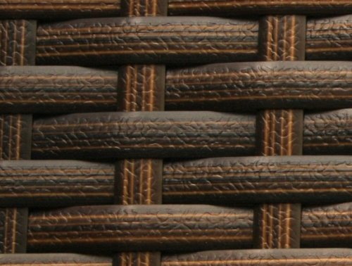 RS Trade Sonnenliege Verona High Braun/Grau - Outdoor Liege mit beständigem Poly-Rattan-Geflecht - verstellbare Rückenlehne – extra hoch & breite Liegefläche - inkl. Kopfteil und 12 cm Auflage – Bild 8