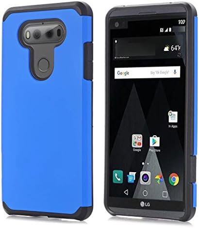 LG V20 Case LGV20 Phone Cover Hard PC With Soft TPU Hybrid Shockproof Drop Protection Impact Rugged Hard Armor for LG V20 (Blue)