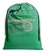 Jolly Jon Large Christmas Bags Santa Sacks ~ Reusable Cotton Sack Designs - Green North Pole Post Office Design - 27