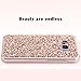 UrbanDrama Galaxy S8 Plus Case, Luxury Glitter Sparkly Crystal Rhinestone Dual Layer High Impact Hard PC Soft TPU Bumper Anti-Slip Shockproof Protective Case for Samsung Galaxy S8 Plus, Rose Gold