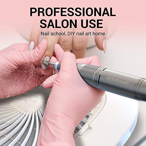 MelodySusie Nail Dust Collector with Reusable Filter, Powerful Nail