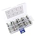 Gebildet 126 pcs 6x30mm Fast-Blow Glass Tube Fuse, Quick Blow Car Glass Tube Fuses Assorted Kit (AMP 1A 2A 3A 5A 6A 10A 15A 20A 25A)