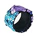 Mermaid Slap Bracelet 5 Pack for Birthday Party Favors Christmas Gifts, Two-color Decorative Reversible Charm Magic Sequins Flip Wristband Bracelet for Kids,Girls,Boys,Women