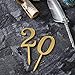 Gold Acrylic Large Numbers with a crown 0-9 Cake Toppers Table Numbers 7