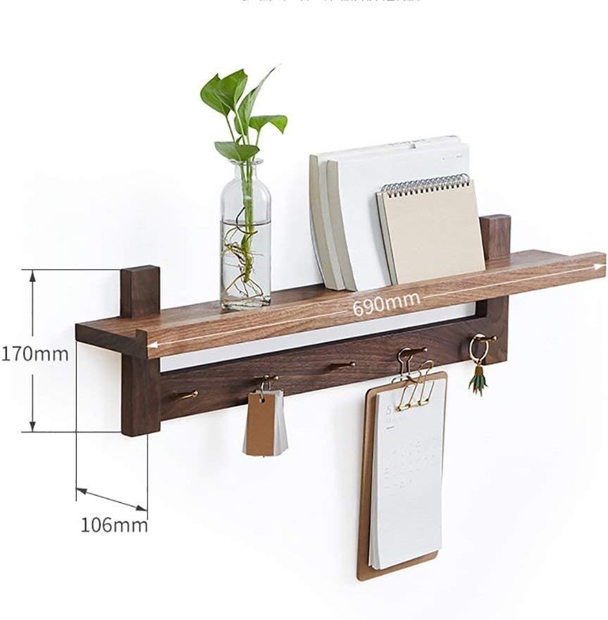 Wall Mounted Floating Shelf White Oak Wood Multifunction Unit Shelf Corner Shelf Wall Mount Floating Shelf Tv Background Wall Decorative Frame Diy Assembly Load 20kg Color Black Walnut Wood Amazon Co Uk Kitchen