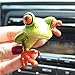 COGEEK 3D Peep Frog Funny Car Stickers Rearview Mirror Computer Ornaments (A)