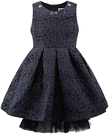 childdkivy Little Girls Clothes Party Dress Toddler/Kid (5(4-5year), 61862navy)