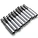 Drill Warehouse 10 Piece Magnetic Extension Socket Drill Bit Holder 1/4