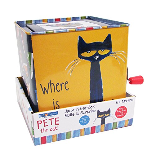 Pete The Cat JackinTheBox, 7" Toys Games Toys Activity Toys Toy Jacks