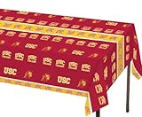 Creative Converting USC Trojans Plastic Banquet Table Cover, 54