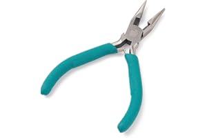 1Pc 45# Carbon Steel Jewelry Pliers Chain Nose Plier Pliers DIY Crafts Tools Jewelry Making Repair Maintenance Wire Wrapping 