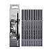 Charcoal drawing pencils set Sketch Pencils Medium 12pcs Charcoal Pencils Non-toxic Drawing Pencils Tools Set for Fine Art Supplies