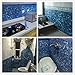 YENHOME Bathroom Wall Decor Mosaic Pattern Removable Wallpaper for Kitchen Backsplash Peel and Stick Wallpaper Mosaic Tile Wall Decals Home Decor Contact Paper for Cabinets Shelf Liner