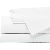 Cozy Earth Luxury Bed Sheet Set - 100% Viscose from Bamboo Fabric, Ultra-Soft & Breathable, Fits Regular & Deep Pocket Mattresses up to 20" - 4 Pieces Twin Sheet Set White