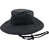 High Qualty Sun Hat 100% Cotton Size Adjustable Men Women Fishing Outdoor UPF 50+ Breathable 3 inch Brim Boonie Hat