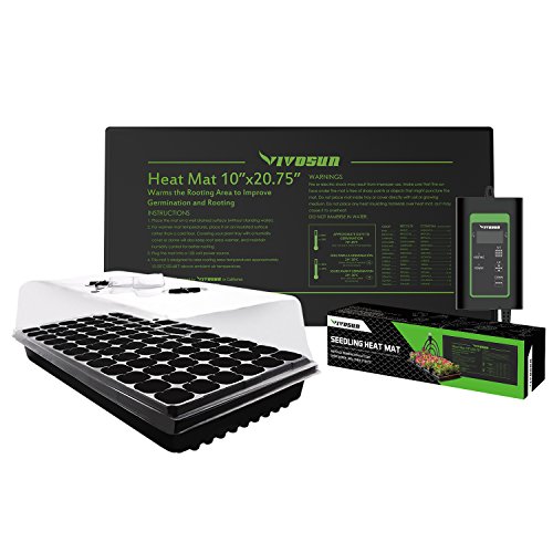 Vivosun 10"x 20" germination kits with seedli…