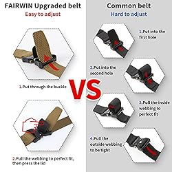 FAIRWIN Tactical Belt 1.5 Inch Belts for Mens Nylon